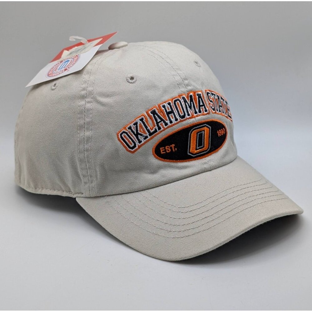 Oklahoma State Cowboys Strap Back Hat Cap OSU NCAA University Tan Beige Unisex